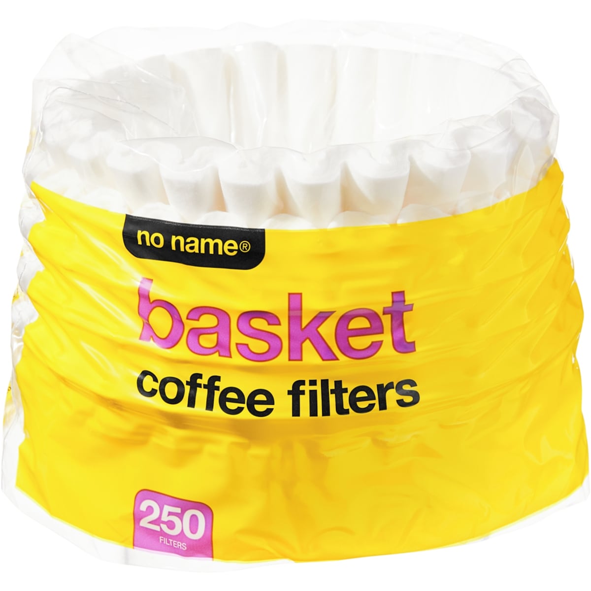No Name Basket Coffee Filters, 250 count