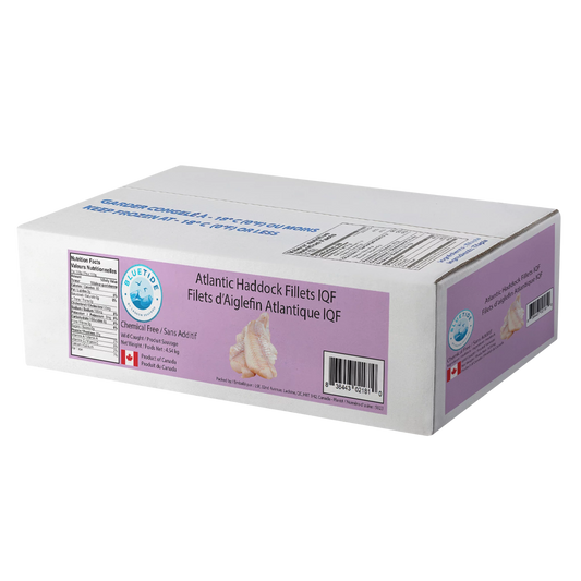 Blue Tide Frozen Boneless Skinless Haddock Fillets, 4.54 kg