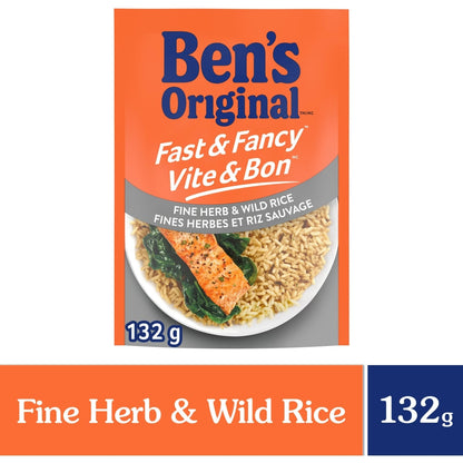 Ben's Original Fast & Fancy Fine Herb & Wild Rice, 132 g