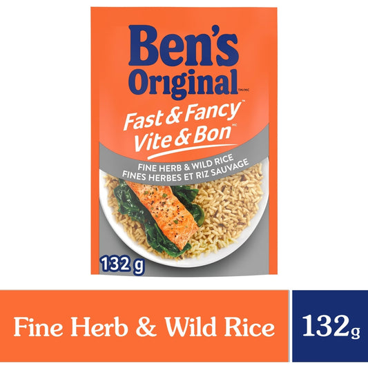 Ben's Original Fast & Fancy Fine Herb & Wild Rice, 132 g