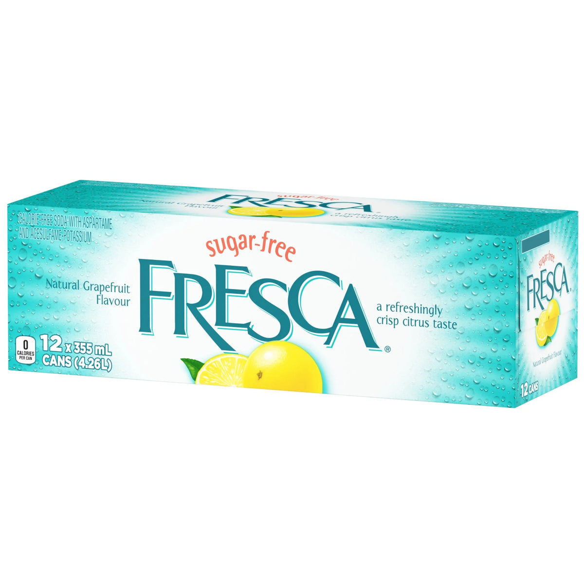 Fresca Citrus Soda Pop Cans, 12 × 355 mL