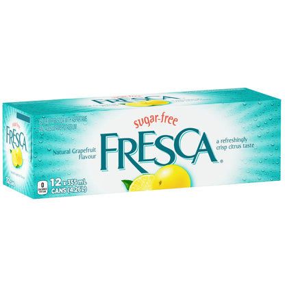 Fresca Citrus Soda Pop Cans, 12 × 355 mL