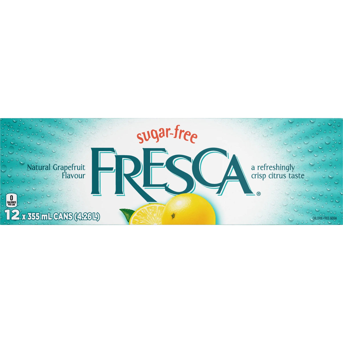 Fresca Citrus Soda Pop Cans, 12 × 355 mL