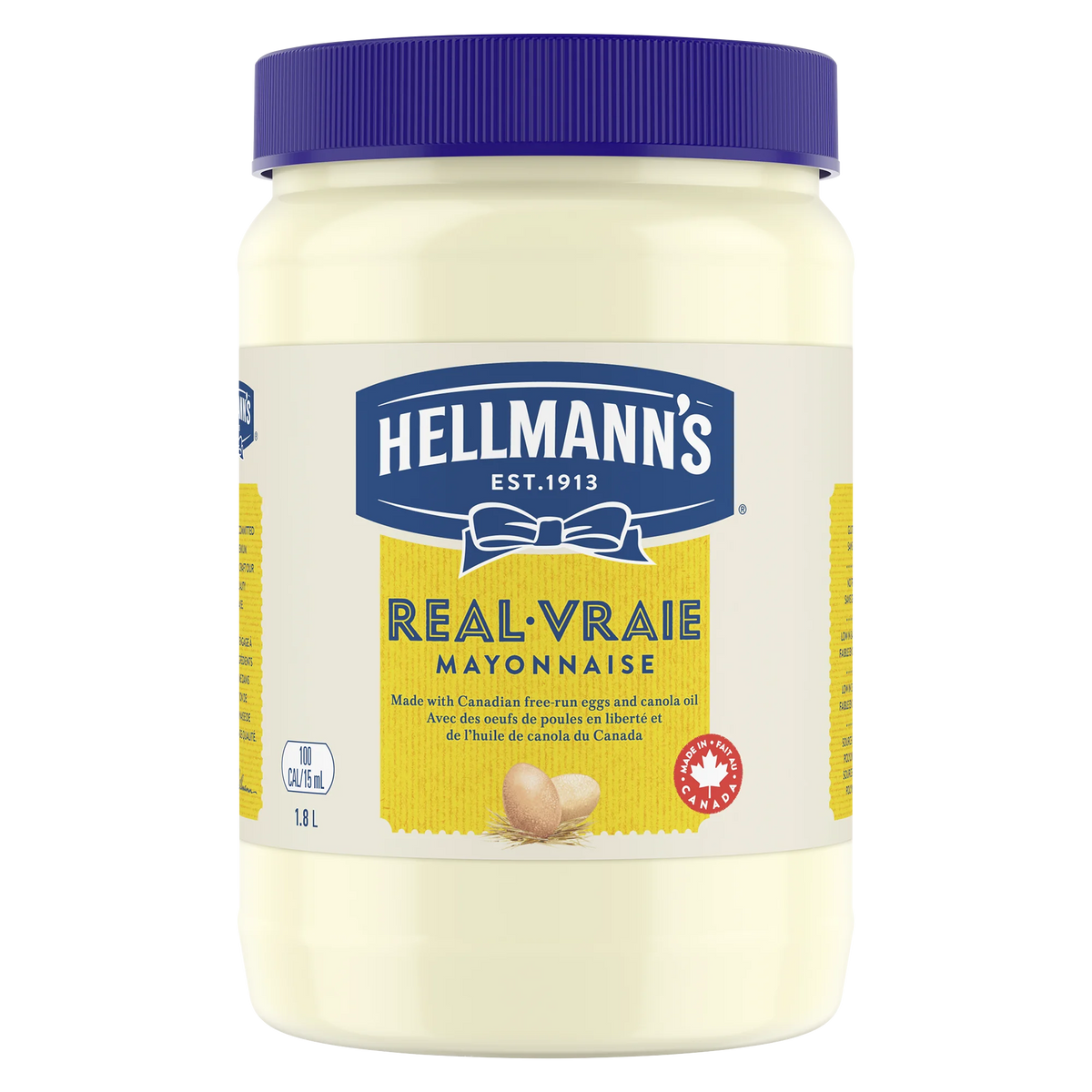 Hellmann's Real Mayonnaise, 1.8 L