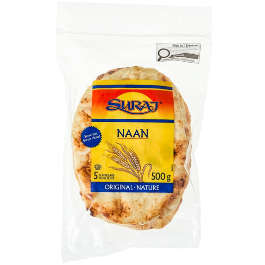 Suraj Original Naan Flatbreads, 5 Count, 500 g