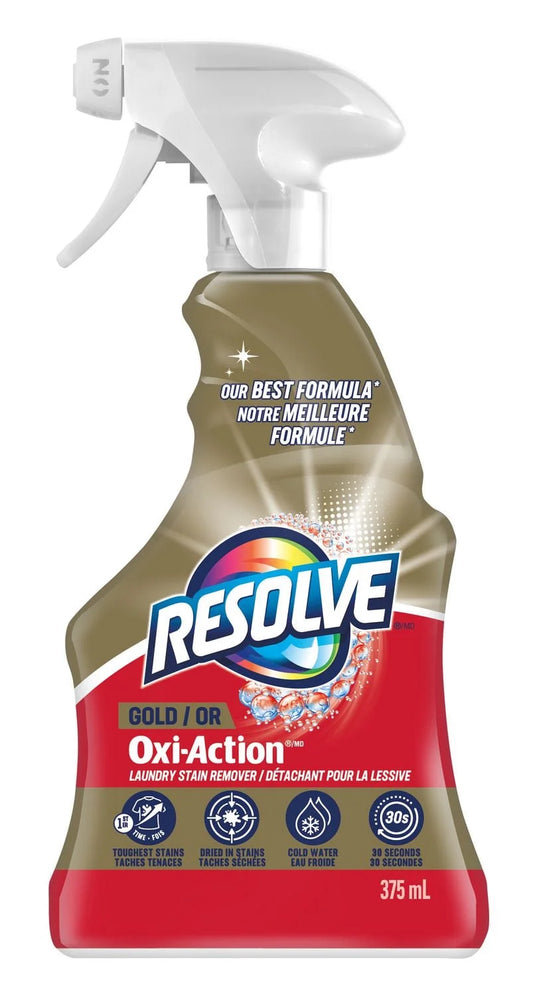 Resolve Gold Oxi-Action Laundry Stain Remover Trigger, 375 mL