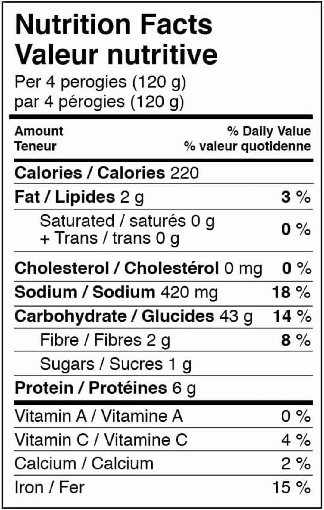 Cheemo Potato & Cheddar Cheese Perogies, 907 g