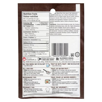 Club House Brown Gravy Mix, 25% Less Salt, 25 g