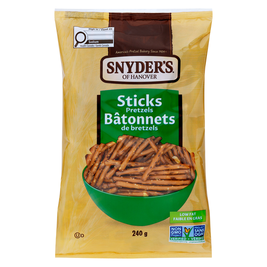 Snyders Pretzel Sticks, 240 g