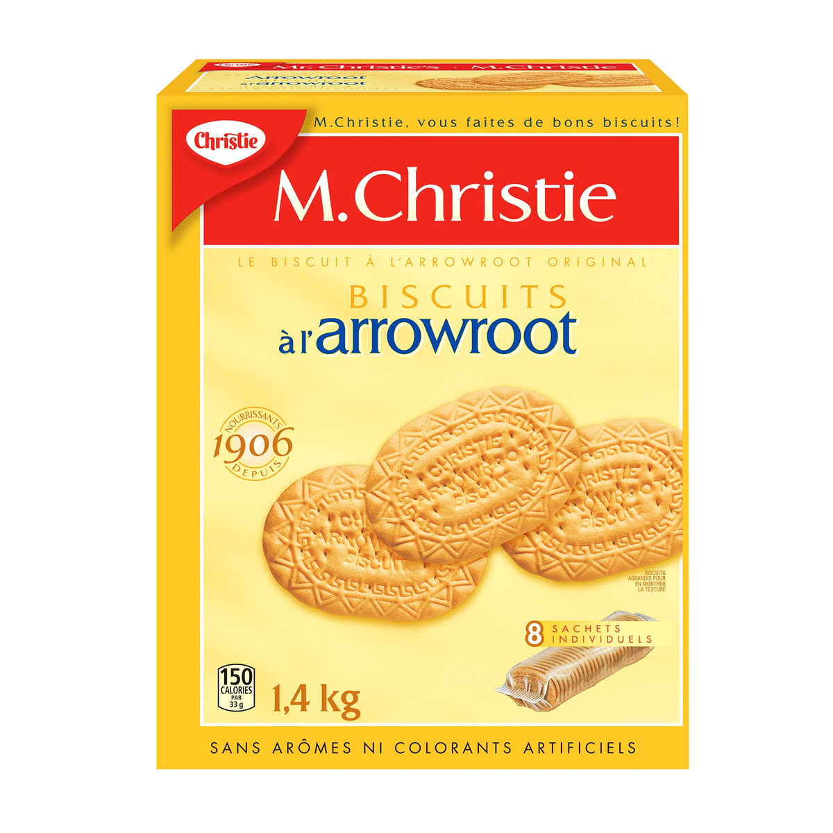 Mr. Christie's Arrowroot Biscuits, 8 × 175 g