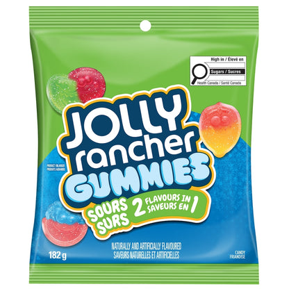 Jolly Rancher Gummies 2-in-1 Sours, 182 g
