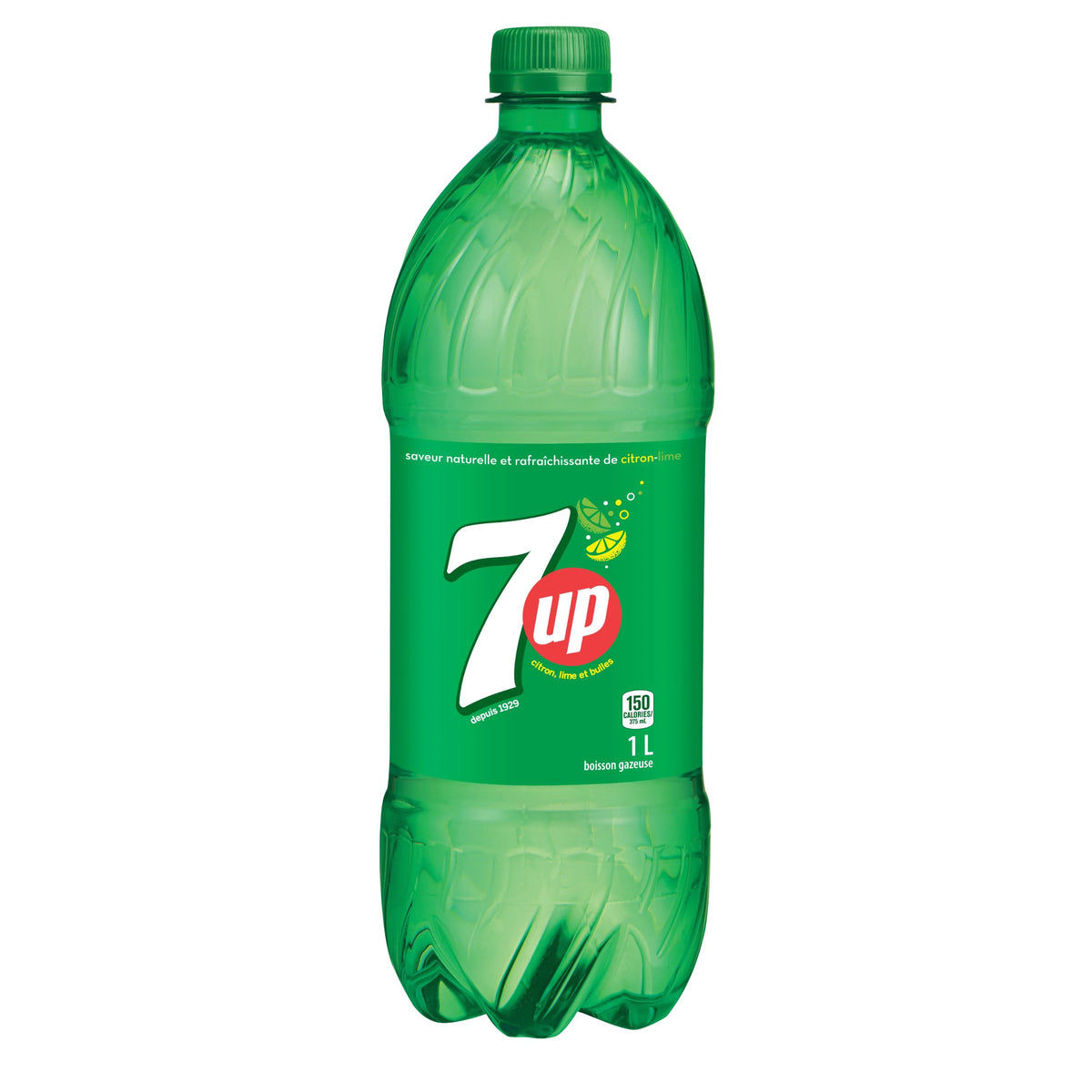 7UP Lemon Lime Soft Drink, 1 L
