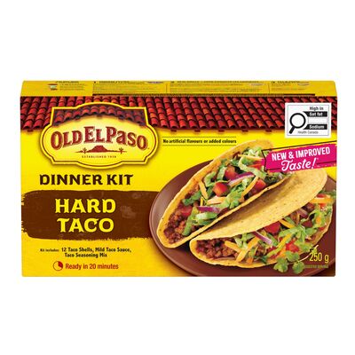 Old El Paso Hard Taco Dinner Kit, 250 g