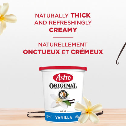 Astro Original Balkan Style Vanilla Yogurt 3.25%, 650 g