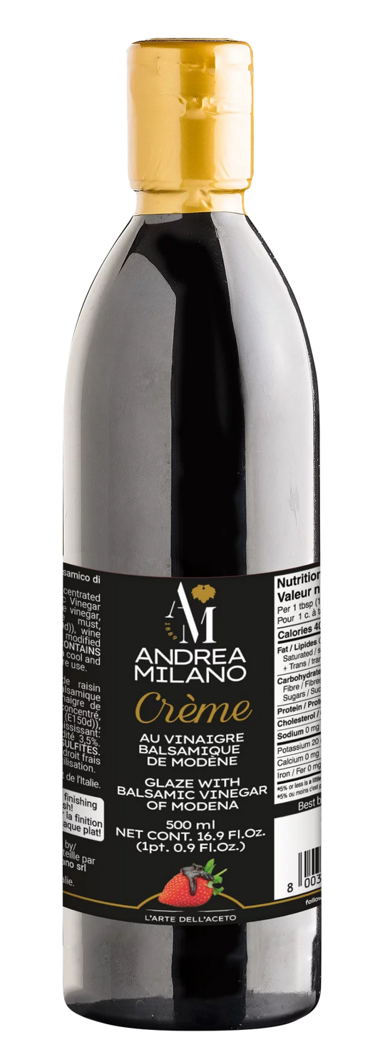 Andrea Milano Balsamic Vinegar Glaze of Modena, 500 mL