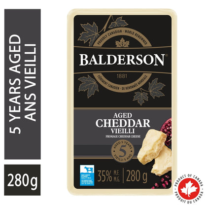 Balderson 5 Year Aged Cheddar Cheese, 280 g