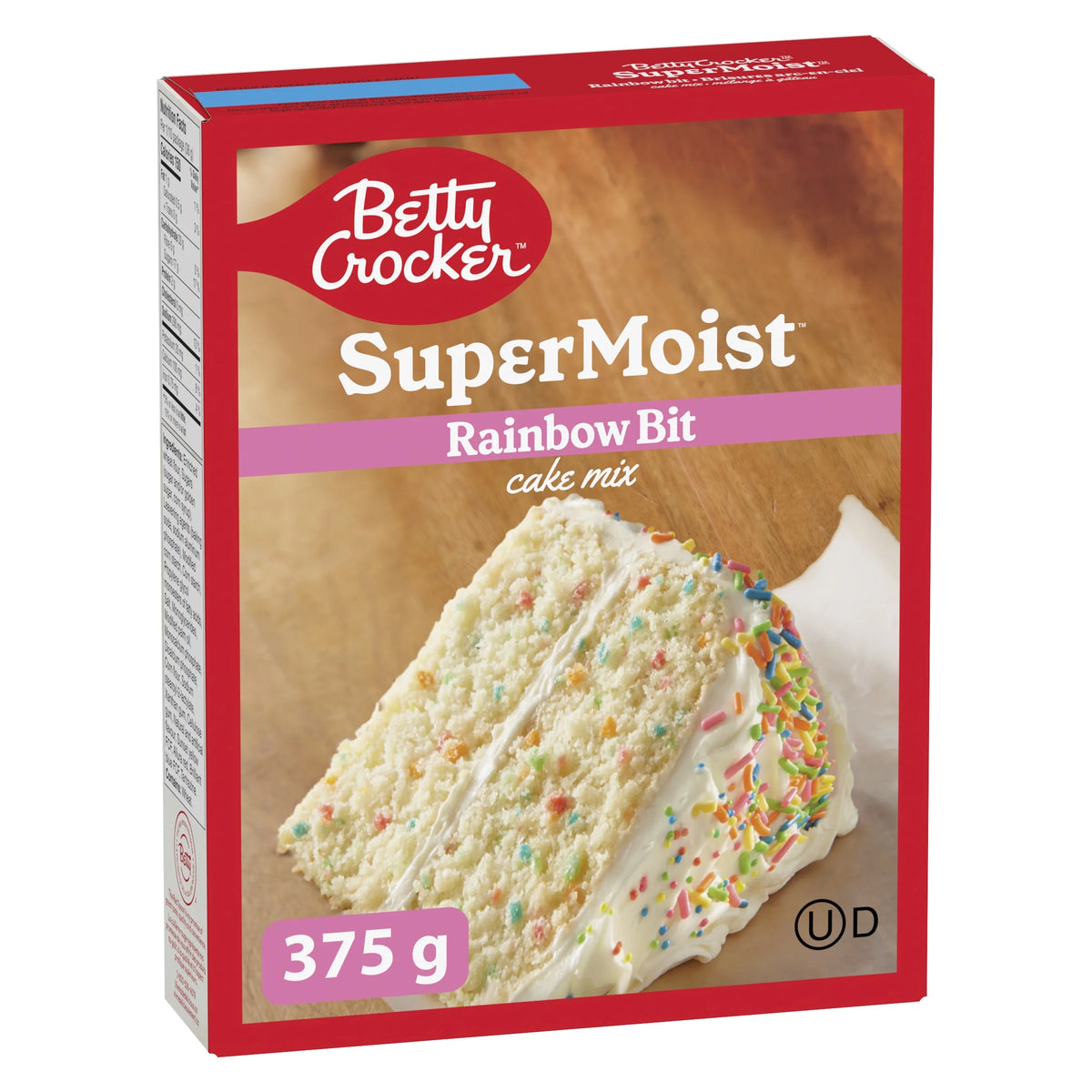 Betty Crocker Super Moist Rainbow Bit Cake Mix, 375 g