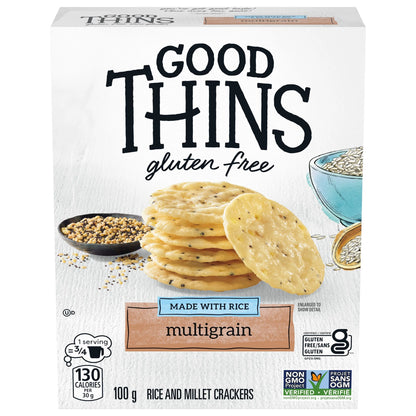 Christie Good Thins Multigrain Gluten Free Rice Crackers, 100 g