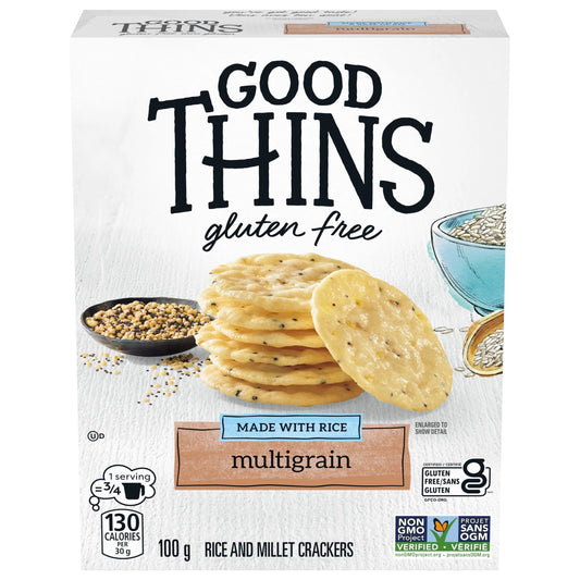 Christie Good Thins Multigrain Gluten Free Rice Crackers, 100 g