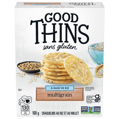 Christie Good Thins Multigrain Gluten Free Rice Crackers, 100 g