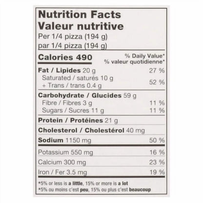 Red Baron Rising Crust Pepperoni Frozen Pizza, 775 g