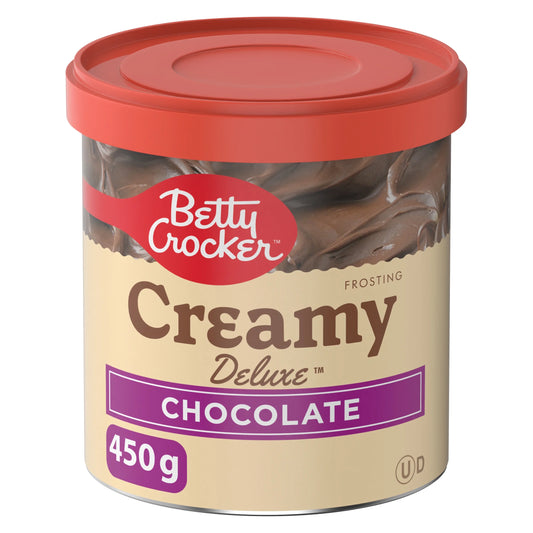 Betty Crocker Creamy Deluxe Chocolate Frosting, 450 g