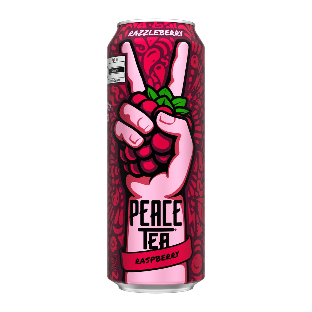 Peace Tea Razzleberry Iced Tea Can, 695 mL