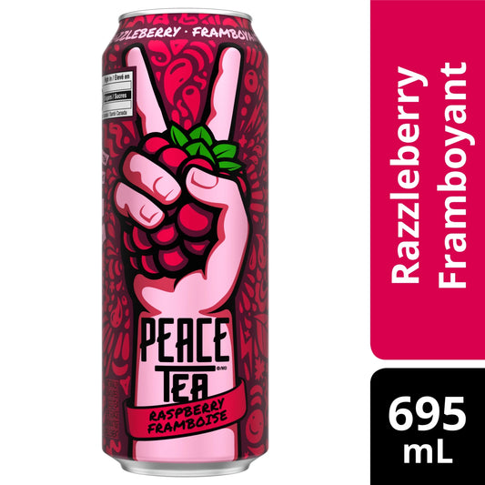 Peace Tea Razzleberry Iced Tea Can, 695 mL