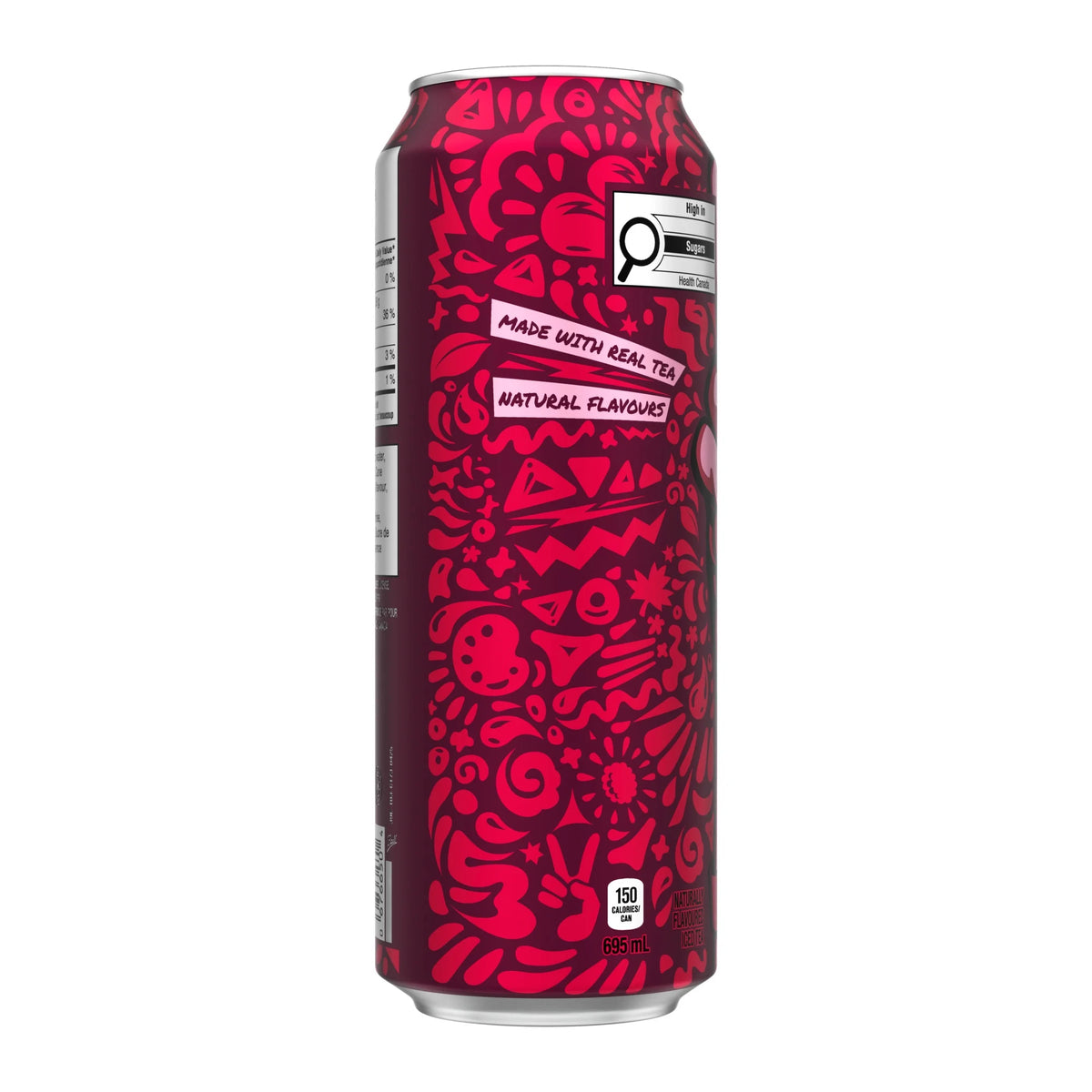 Peace Tea Razzleberry Iced Tea Can, 695 mL