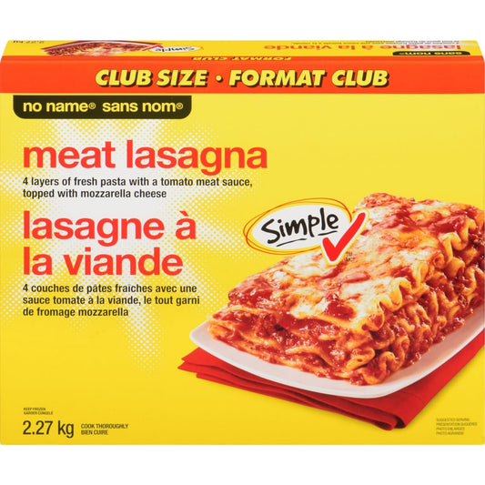 No Name Meat Lasagna, 2.27 kg