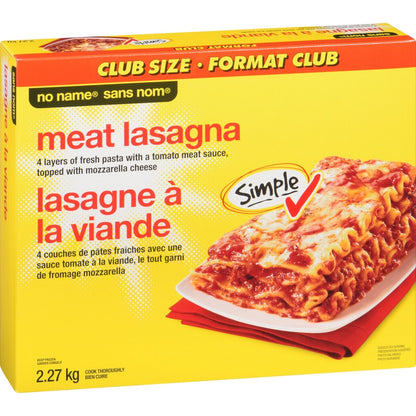 No Name Meat Lasagna, 2.27 kg