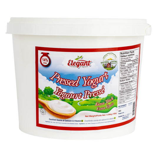 Elegant Extra Thick Pressed Yogurt, 4.54 kg