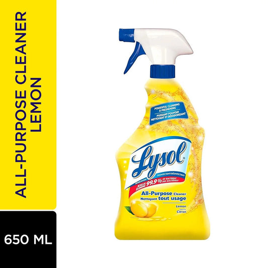 Lysol All Purpose Cleaner Trigger, Lemon, 650 mL