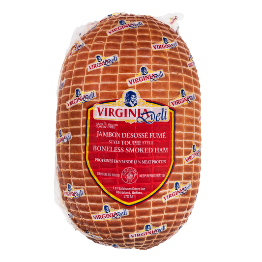 Virginia Deli Whole Toupie Style Ham, 5 kg average weight
