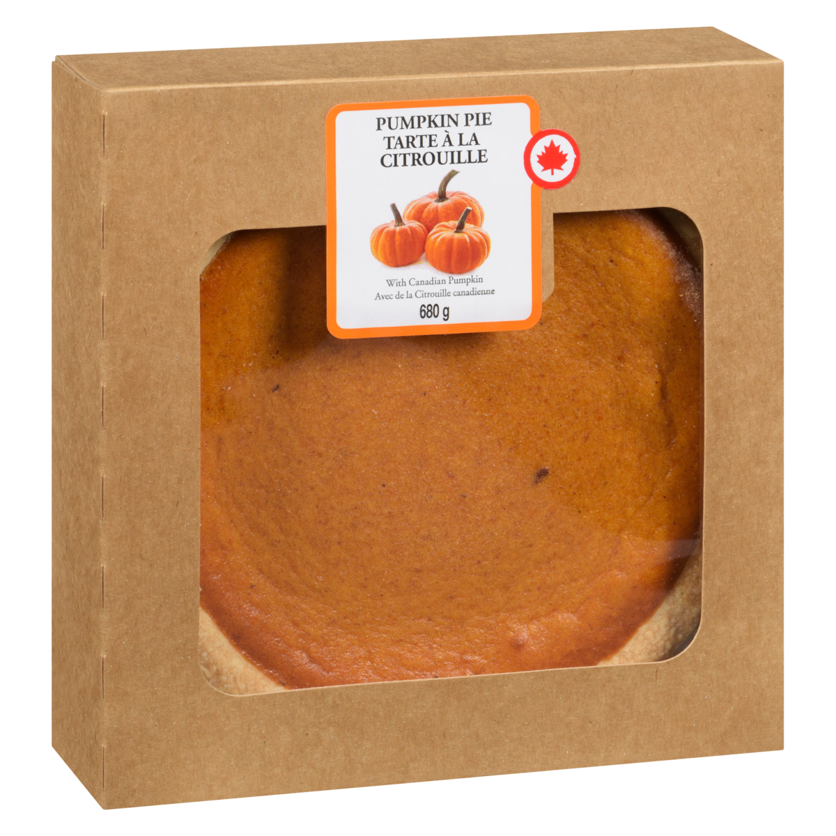Pumpkin Pie, 8 Inch, 680 g