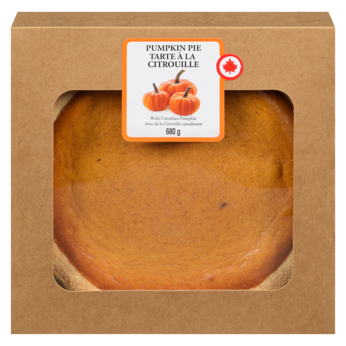 Pumpkin Pie, 8 Inch, 680 g