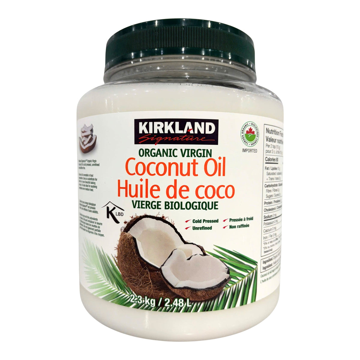 Kirkland Signature Organic Virgin Coconut Oil, 2.3 kg