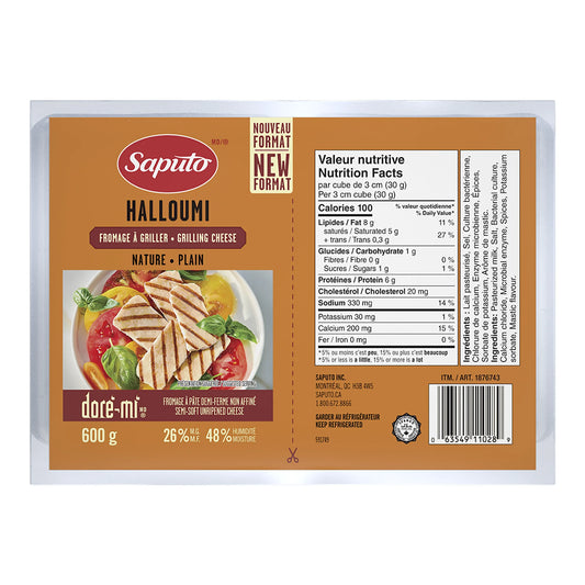 Saputo Halloumi Plain, 2 × 300 g