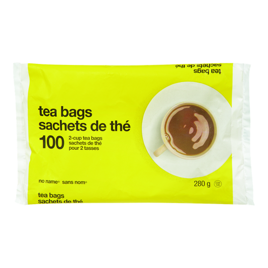 No Name 2-Cup Black Tea Bags, 100 count, 280 g