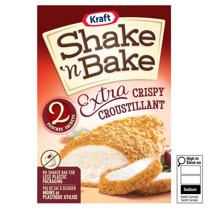 Shake 'N Bake Extra Crispy Coating Mix, 2 Pouches, 152 g