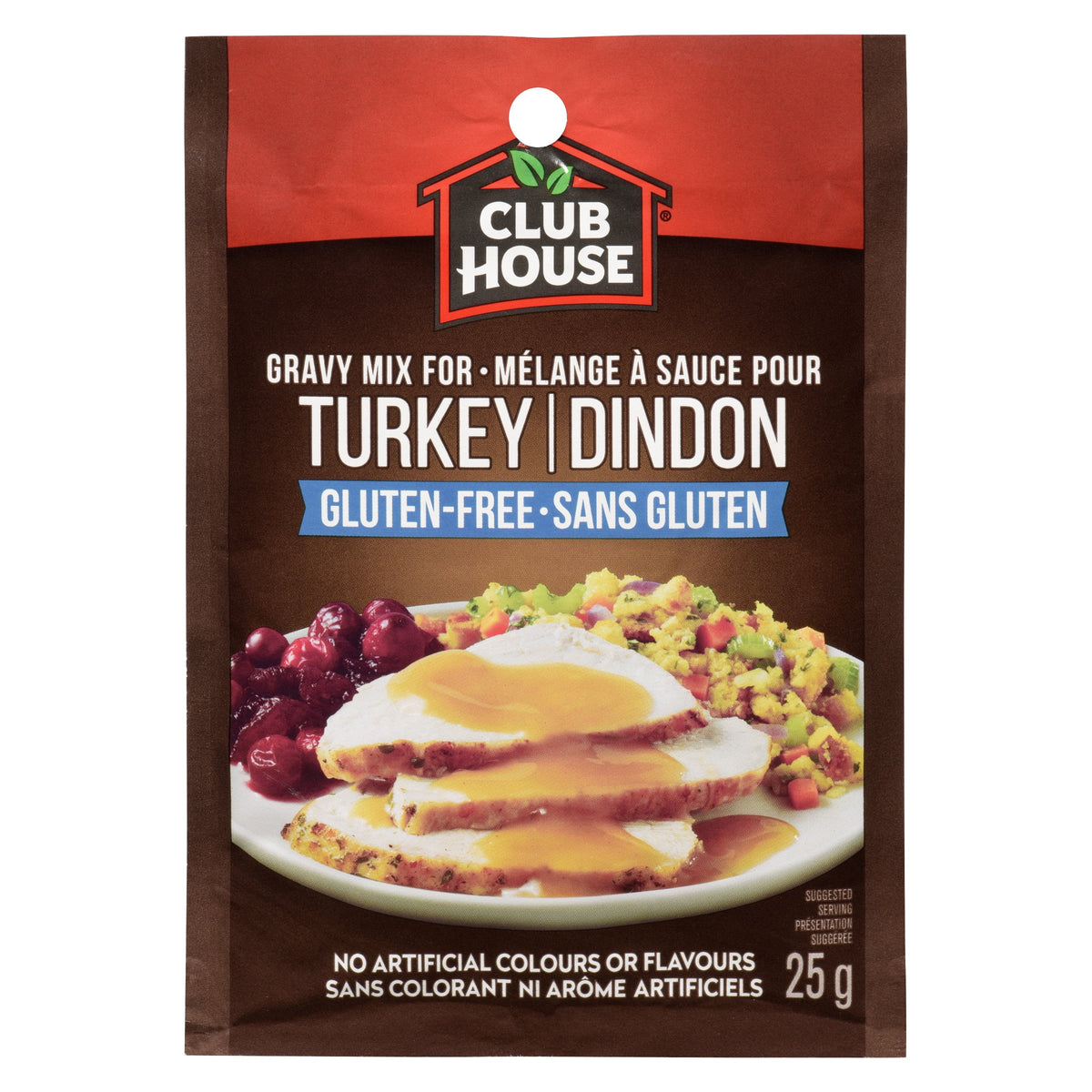 Club House Turkey Gluten-Free Gravy Mix, 25 g