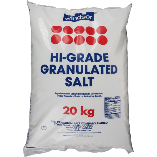 Windsor Hi-Grade Granulated Salt, 20 kg