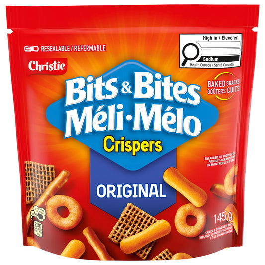 Christie Bits & Bites Original Snack and Cracker Mix, 145 g