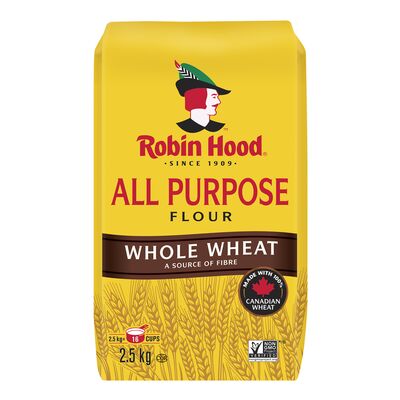 Robin Hood All Purpose Whole Wheat Flour, 2.5 kg