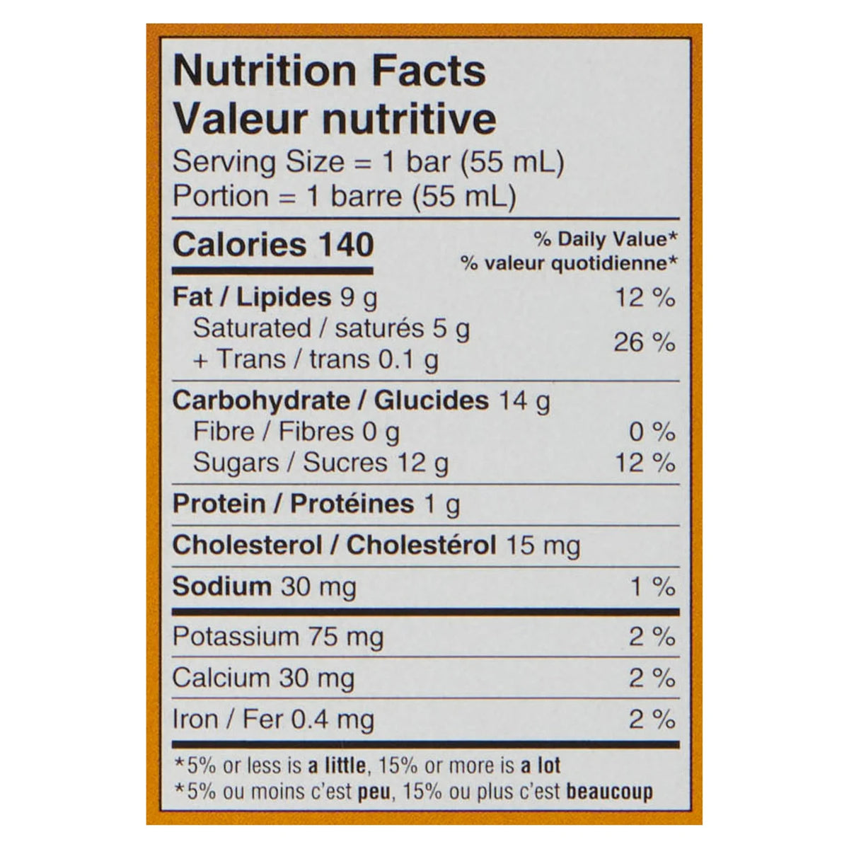 Chapman's Canadian Collection Caramel & Milk Chocolate Ice Cream Bars, 8 × 55 mL