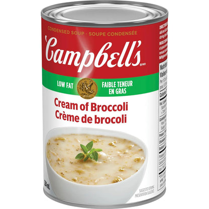 Campbell's Low Fat Cream of Broccoli Condensed Soup, 284 mL