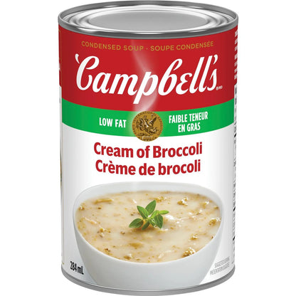 Campbell's Low Fat Cream of Broccoli Condensed Soup, 284 mL