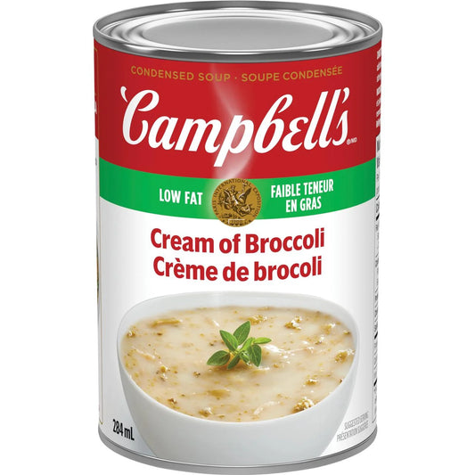 Campbell's Low Fat Cream of Broccoli Condensed Soup, 284 mL