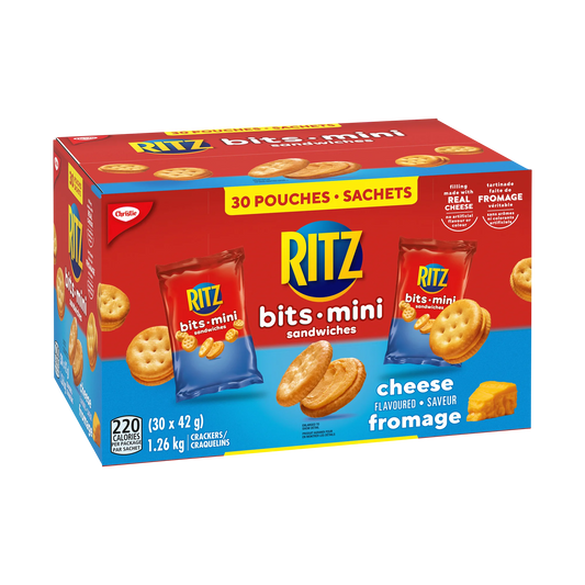 Ritz Mini Bits Cheese Flavoured Sandwiches, 30 × 42 g