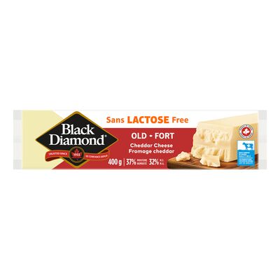 Black Diamond Lactose-Free Old Cheddar Cheese, 400 g